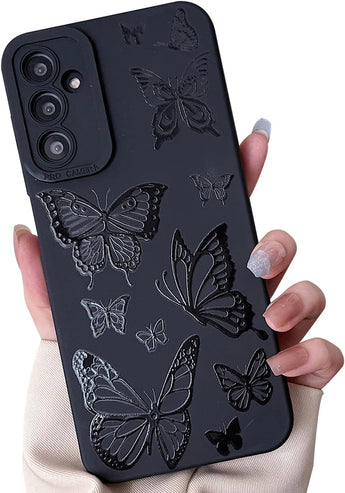 Rose Flower Butterfly Case for Galaxy S25 Plus