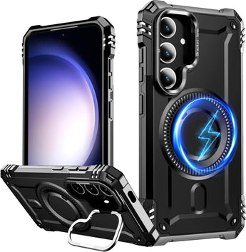 Galaxy S25 Ultra Wireless Charging Kickstand Case