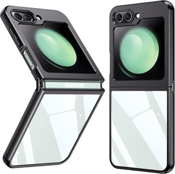 Galaxy Z Flip 5 Case in Black: Sleek TPU Protection