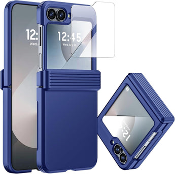 Galaxy Z Flip 6 Wallet Case: Card Holder Plus Hinge Armor