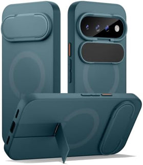 Google Pixel 11 Case with Sliding Camera Cover and Adjustable Metal Kickstand