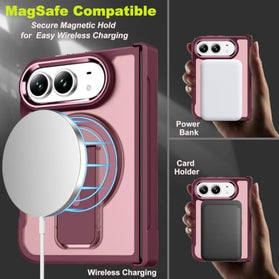 iPhone Ultra PC and TPU Hybrid Case with Adjustable Stand