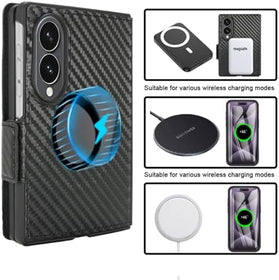 Galaxy Z Fold 8 Wallet Case with Card Slots, RFID Blocking, Magnetic Ring and Hinge Protection - Redpepper Cases