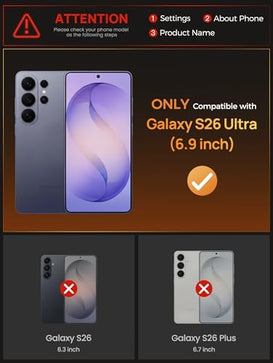 Galaxy S26 Ultra RFID Wallet Case with Sliding Camera Cover