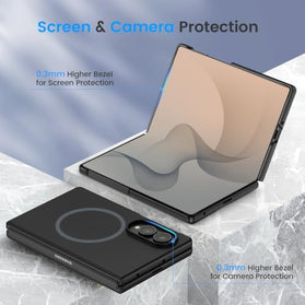 Galaxy Z Fold 8 Magnetic Case with Built-In Screen Protector