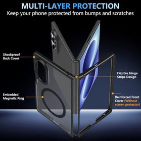 Galaxy Z Fold 8 Translucent Magnetic Case with MagSafe - Redpepper Cases