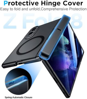 Galaxy Z Fold 8 Case with Built-In Kickstand and Screen Protector