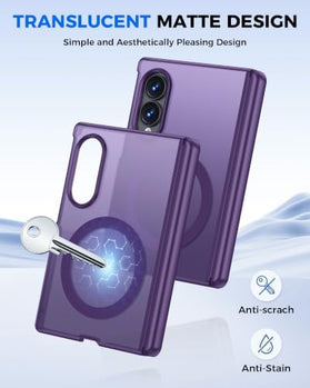 Galaxy Z Fold 8 Magnetic Case with HD Screen Protector, MagSafe Compatible - Redpepper Cases