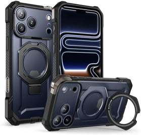 iPhone 18 Pro Aluminum Armor Case with Stand and Screen Protector