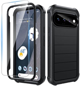Google Pixel 11 Pro XL Rugged Case with Built-In Screen Protector
