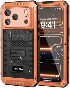 iPhone 18 Pro Aluminum Armor Case with Stand and Screen Protector