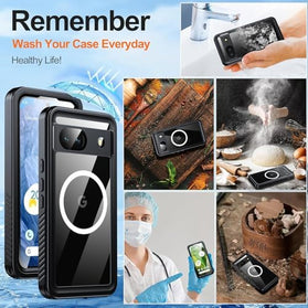Google Pixel 11 Pro IP68 Waterproof Case with MagSafe and Full Body Protection