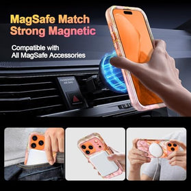 iPhone 18 Pro Max Marble Pattern Case with MagSafe