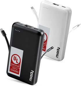 2 - Pack Portable Charger 5000mAh, 3.45oz Lightweight Power Bank - Redpepper Cases