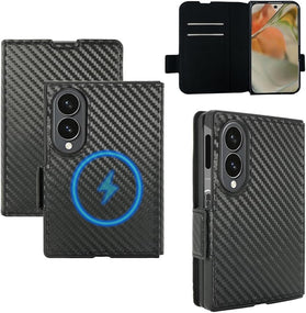 Galaxy Z Fold 8 Wallet Case with Card Slots, RFID Blocking, Magnetic Ring and Hinge Protection - Redpepper Cases