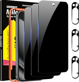 Google Pixel 10 Pro XL Tempered Glass with 3 Pack Camera Lens Protector - Redpepper Cases
