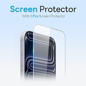 iPhone 18 Pro Translucent Matte Case with Kickstand and Screen Protector - Redpepper Cases