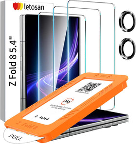Galaxy Z Fold 8 Screen Protector 3 Pack with Camera Lens Protector