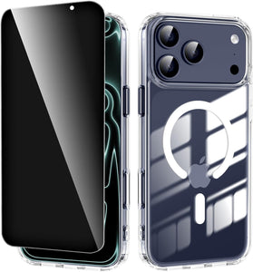 iPhone 17 Pro Max Screen Protector Magnetic Transparent Shockproof Cases - Redpepper Cases
