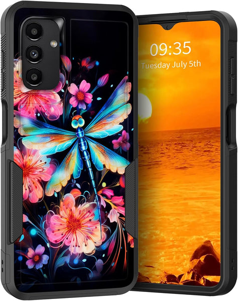 colorful-dragonfly-with-flowers