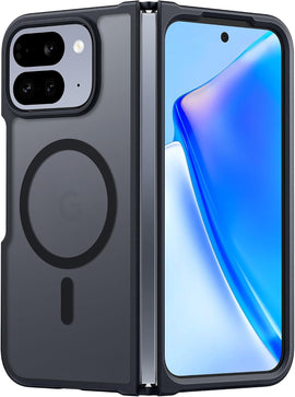 Google Pixel 10 Pro Fold Translucent Matte Case with Strong Magnetic Ring