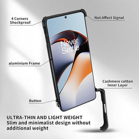 Google Pixel 11 Pro XL Metal Bumper Case with Kickstand and Heat Dissipation