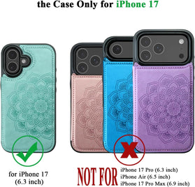 iPhone 17 Card Holder Protective Wallet Case - Redpepper Cases