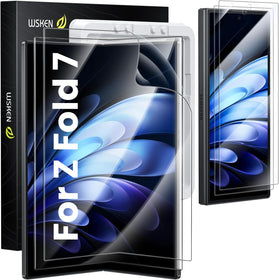 Galaxy Z Fold 8 Screen Protector 4 Pack, Inner Film and Front Tempered Glass