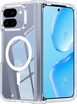 Google Pixel 10 Pro Fold Clear Magnetic Case with Anti-Yellowing Finish