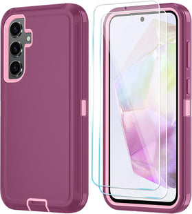 Samsung Galaxy S26 Plus with HD Screen Protector 3 in 1 Heavy Duty Case - Redpepper Cases