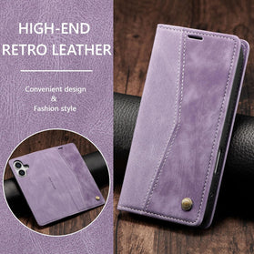 iPhone 17 PU Leather Kickstand Magnetic Book Cover - Redpepper Cases