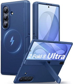 Galaxy Z Fold 8 Ultra Magnetic Heavy-Duty Case with Hinge Protection