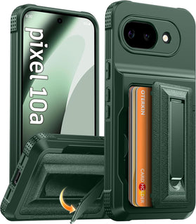 Google Pixel 11 Pro XL Wallet Case with RFID Blocking Card Holder and Kickstand