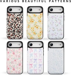 iPhone 17 Air PU Leather Double Magnetic Clasp Kickstand - Redpepper Cases