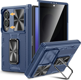 Galaxy Z Fold 8 Case with Privacy Screen Protector and Kickstand