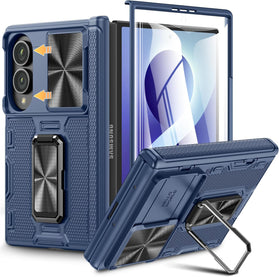 Galaxy Z Fold 8 Case with Privacy Screen Protector and Kickstand