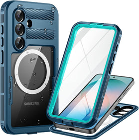 Galaxy S26 Ultra Waterproof Case with Built-in Screen Protector