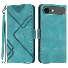 Line Pattern Skin Feel Leather Phone Case - Redpepper Cases