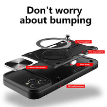 Load image into Gallery viewer, CD Texture Sliding Camshield Magnetic Holder Phone Case