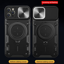 Load image into Gallery viewer, CD Texture Sliding Camshield Magnetic Holder Phone Case