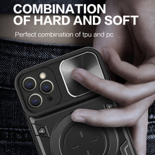 Load image into Gallery viewer, CD Texture Sliding Camshield Magnetic Holder Phone Case