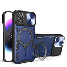 Load image into Gallery viewer, CD Texture Sliding Camshield Magnetic Holder Phone Case
