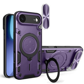 CD Texture Sliding Camshield Magnetic Holder Phone Case - Redpepper Cases