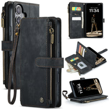 Load image into Gallery viewer, CaseMe C30 Card Slots Zipper Wallet Leather Phone Case