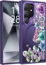 Load image into Gallery viewer, Galaxy S25 Ultra Cute Floral Design Phone Case with Screen Protector - Redpepper Cases