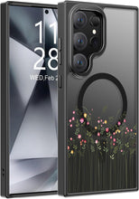 Load image into Gallery viewer, Galaxy S25 Ultra Cute Floral Design Phone Case with Screen Protector - Redpepper Cases