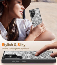 Load image into Gallery viewer, Galaxy S25 Ultra Cute Floral Design Phone Case with Screen Protector - Redpepper Cases