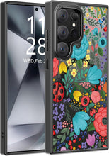 Load image into Gallery viewer, Galaxy S25 Ultra Cute Floral Design Phone Case with Screen Protector - Redpepper Cases