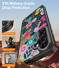 Load image into Gallery viewer, Galaxy S25 Ultra Cute Floral Design Phone Case with Screen Protector - Redpepper Cases