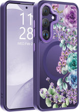 Load image into Gallery viewer, Galaxy S25 Ultra Cute Floral Design Phone Case with Screen Protector - Redpepper Cases